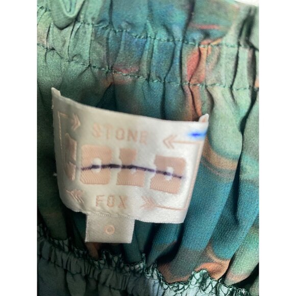 Free People Stone Cold Fox Jasmine Long Maxi Top Tunic Dress Green Size 0 XS NWT - Picture 7 of 7